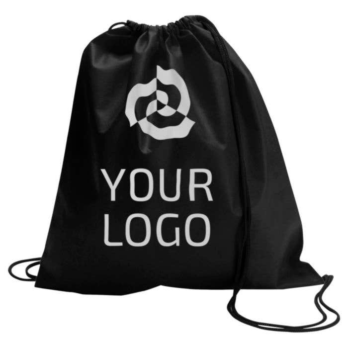 Rugzak Spiro | 1,2 L | Non-woven | Trekkoord | Zwarte koorden