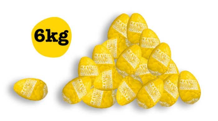 Oeufs de Pâques Bulk 6kg MILK NOGA Tony's Chocolonely