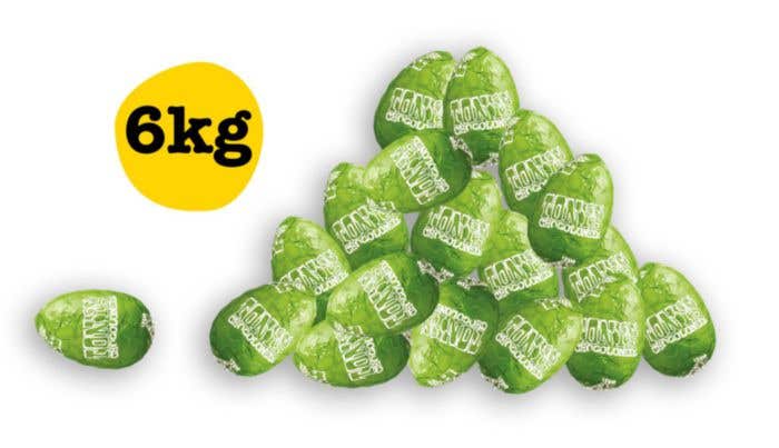 Paaseitjes Bulk 6kg PURE ALMOND SEASALT Tony's Chocolonely