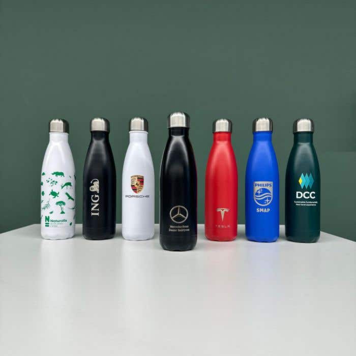 Dubbelwandige drinkfles Flaske Original Mono 500ml