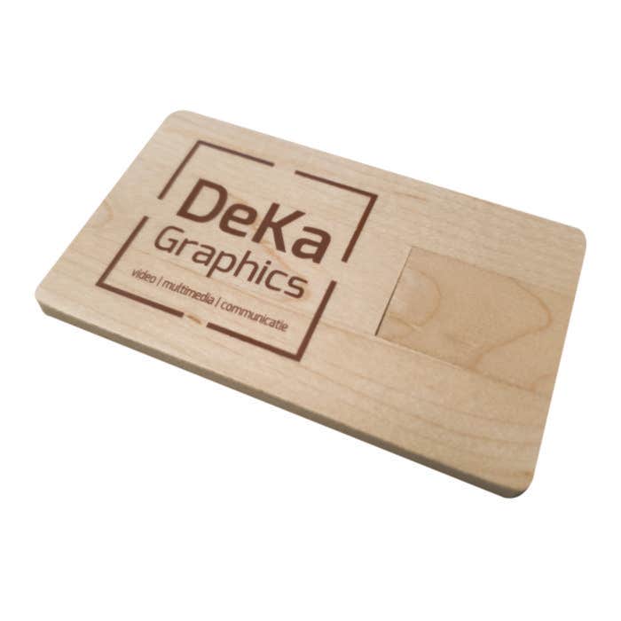 USB card Drive-Wood