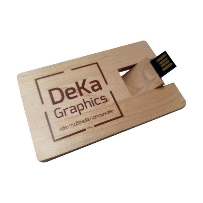 USB card Drive-Wood