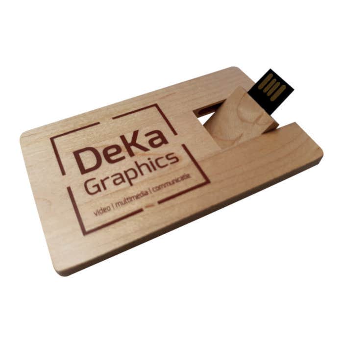 USB card Drive-Wood