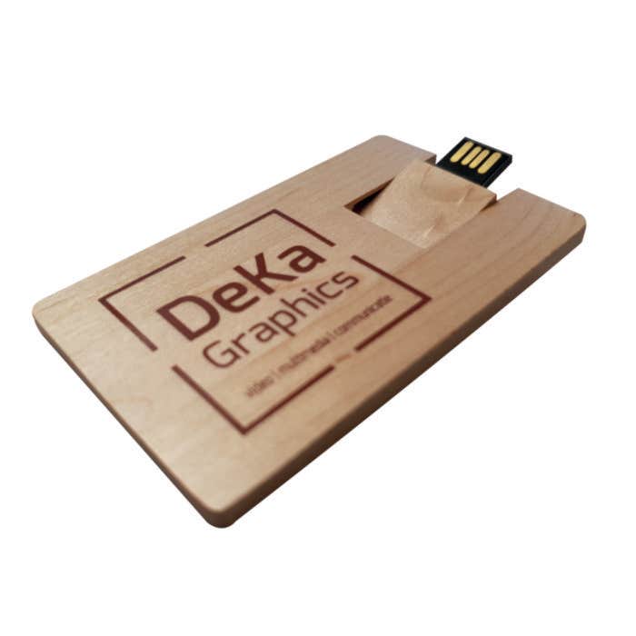 USB card Drive-Wood