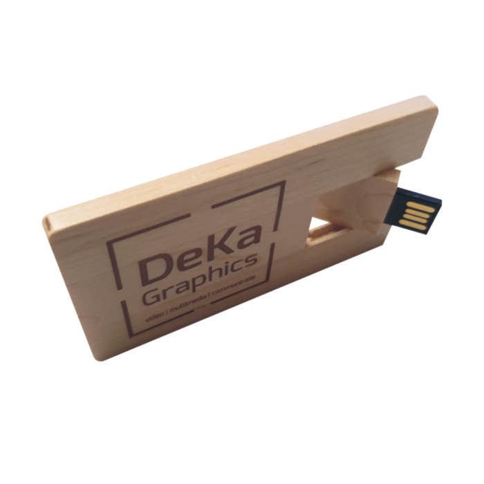 USB card Drive-Wood