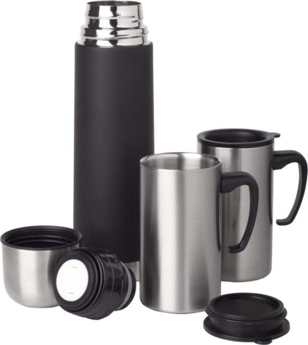 Thermosfles Twin | 500 ml | RVS | Met 2 bekers