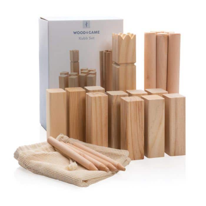 Houten spellenset Kubb