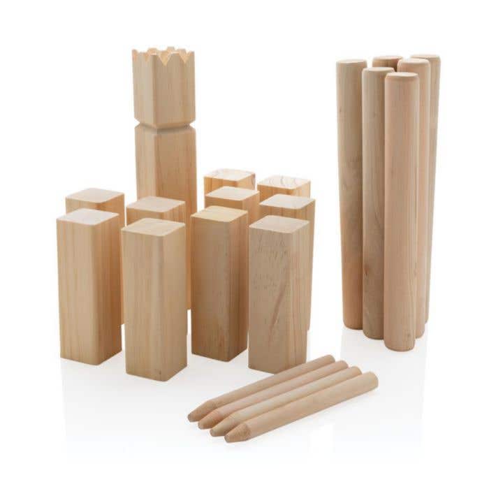 Houten spellenset Kubb
