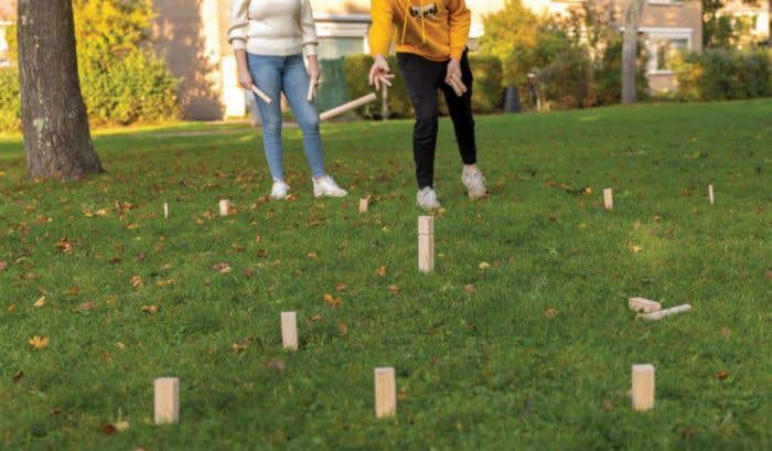 Houten spellenset Kubb