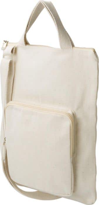Sacoche pour ordinateur portable Iker | 1,7 L | Compartiment portable 15" | Coton | 340 g/m²
