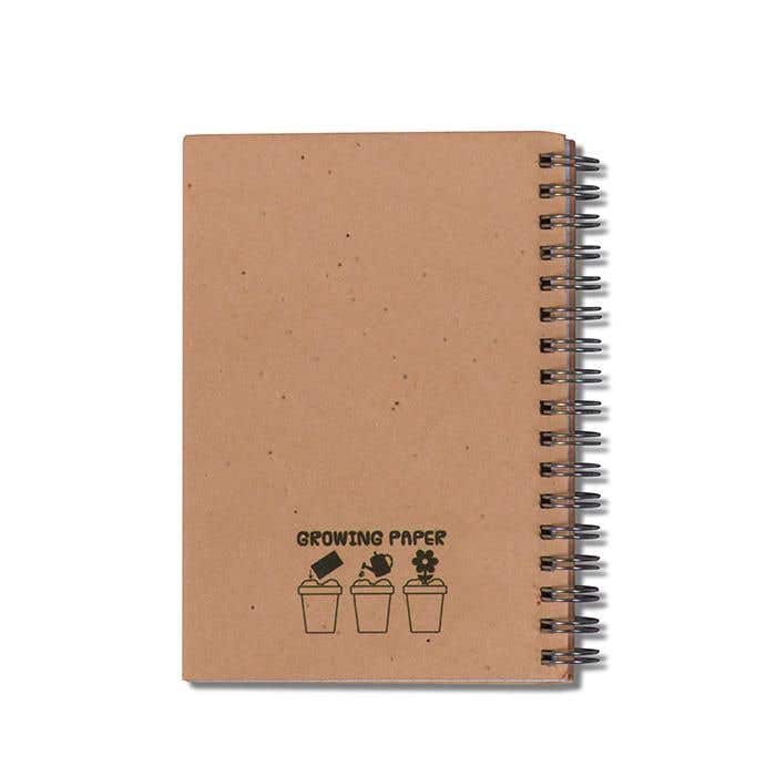 Notitieboekje Spiraal Seedpaper A6