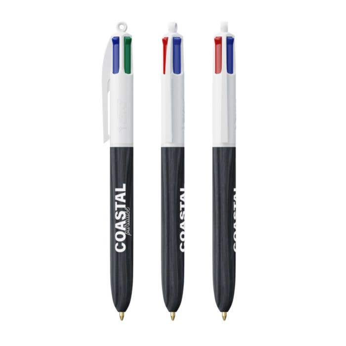 Balpen BIC 4-Colour Wood Style