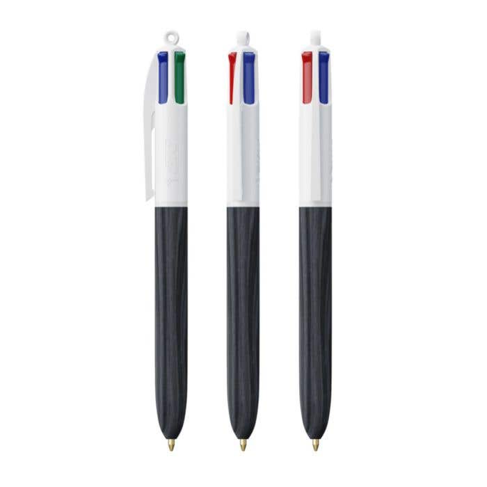 Balpen BIC 4-Colour Wood Style