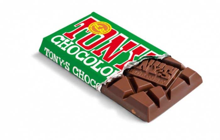 Barre de chocolat Lait Noisettes (180g) Tony's Chocolonely