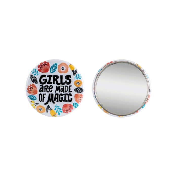 Metalen button 56mm (Spiegel)