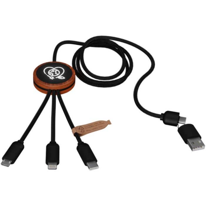 Câble de recharge SCX.design C37 RPET 5-en-1