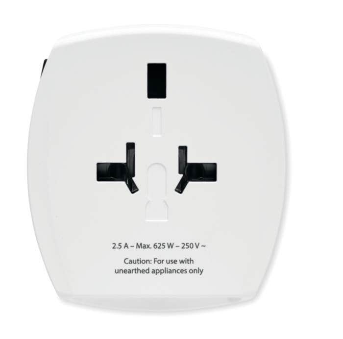 Wereldstekker Skross MUV USB A/C