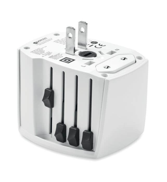 Wereldstekker Skross MUV USB A/C