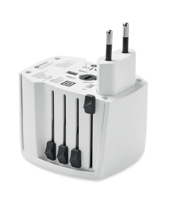 Wereldstekker Skross MUV USB A/C