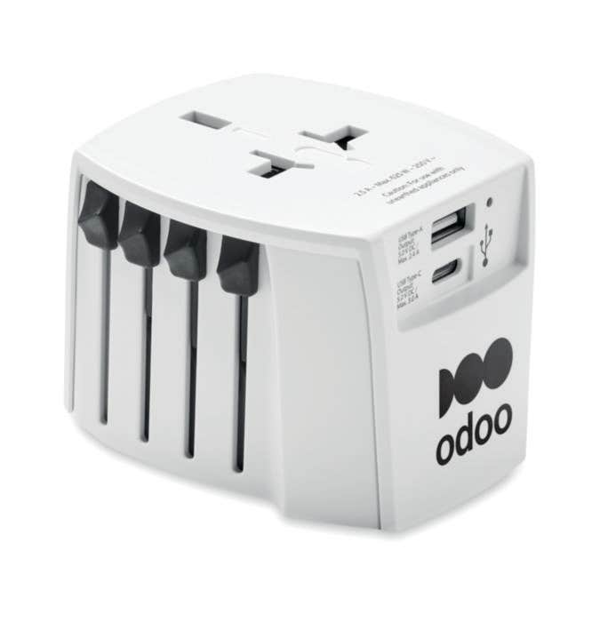 Wereldstekker Skross MUV USB A/C