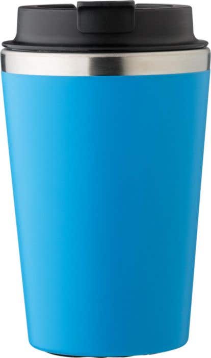 Mug de voyage Everleigh | 350 ml | Inox | Couvercle à clip | Finition mate