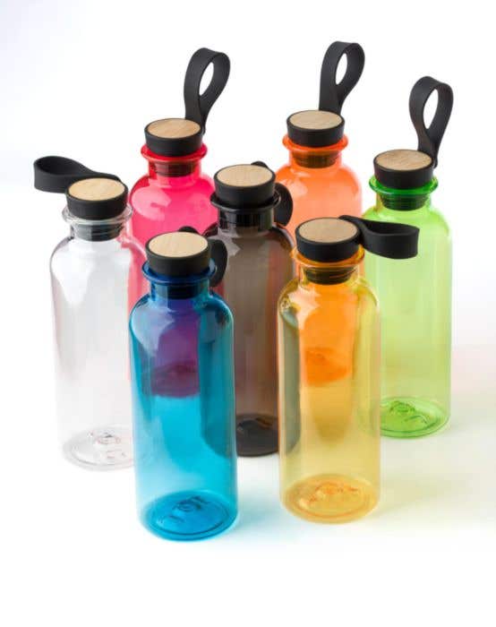 Drinkfles Orlaith | 500 ml | Gerecycleerd | Bamboe dop