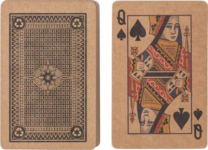 Jeu de cartes Ecoplay Double | 2 jeux | Carton recyclé