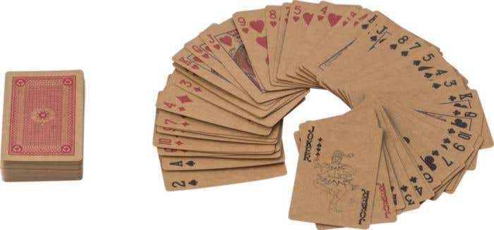 Jeu de cartes Ecoplay Double | 2 jeux | Carton recyclé