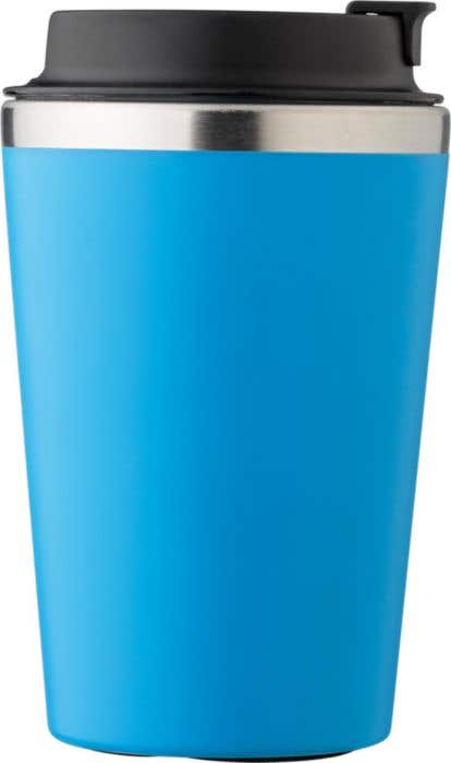 Mug de voyage Everleigh | 350 ml | Inox | Couvercle à clip | Finition mate