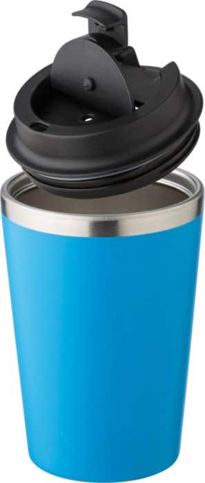 Mug de voyage Everleigh | 350 ml | Inox | Couvercle à clip | Finition mate