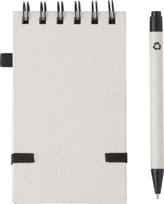 Carnet de notes Milky Note | A6 | Recyclé | 70 pages | Uni | Avec stylo