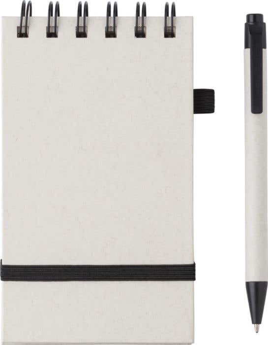 Carnet de notes Milky Note | A6 | Recyclé | 70 pages | Uni | Avec stylo