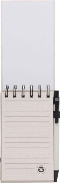 Carnet de notes Milky Note | A6 | Recyclé | 70 pages | Uni | Avec stylo