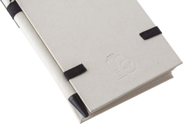 Carnet de notes Milky Note | A6 | Recyclé | 70 pages | Uni | Avec stylo
