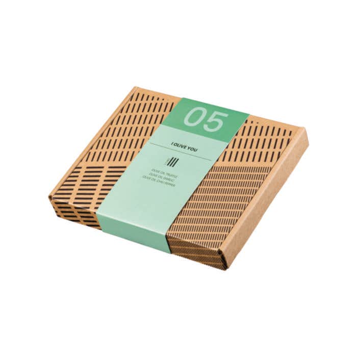 3-Delige olijfolie box "I Olive You" - rPET