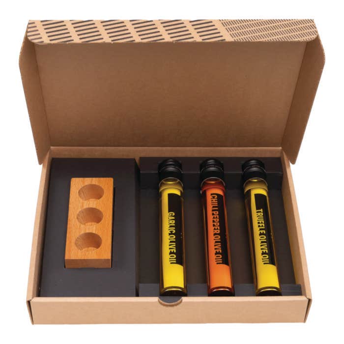 4-Delige olijfolie box "I Olive You" - rPET