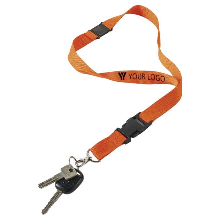 Lanyard Keyhold | 2,5 cm | Buckle | Veiligheidssluiting