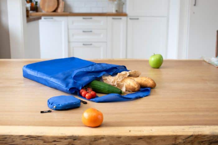 Boodschappentas Compact | 8 L | Opvouwbaar | Karabijnhaak