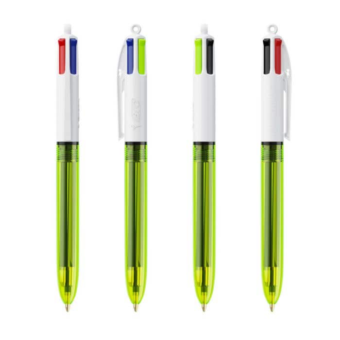 Balpen BIC 4-Colour Fluo