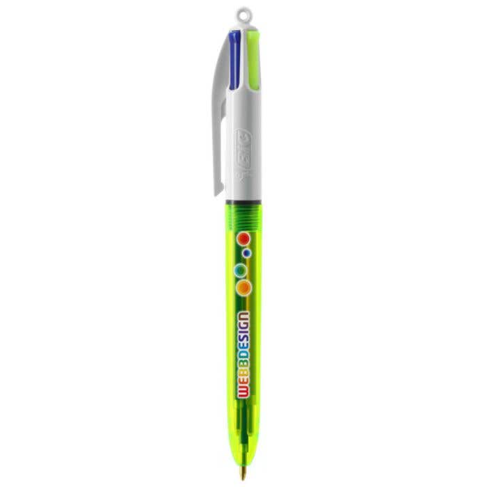Balpen BIC 4-Colour Fluo