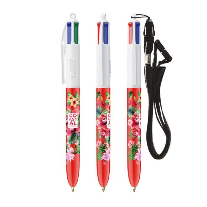 Balpen BIC 4-Colour + Lanyard Digital