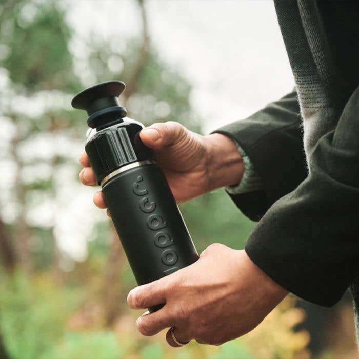 Drinkfles Dopper Insulated Black 580 ml