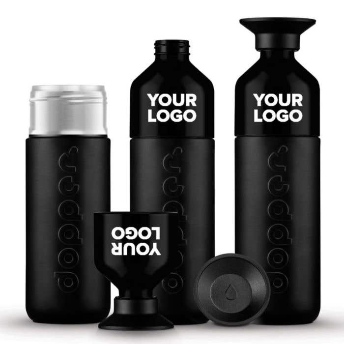 Drinkfles Dopper Insulated Black 580 ml