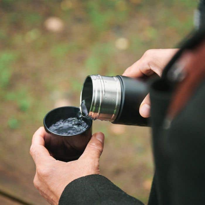 Drinkfles Dopper Insulated Black 580 ml