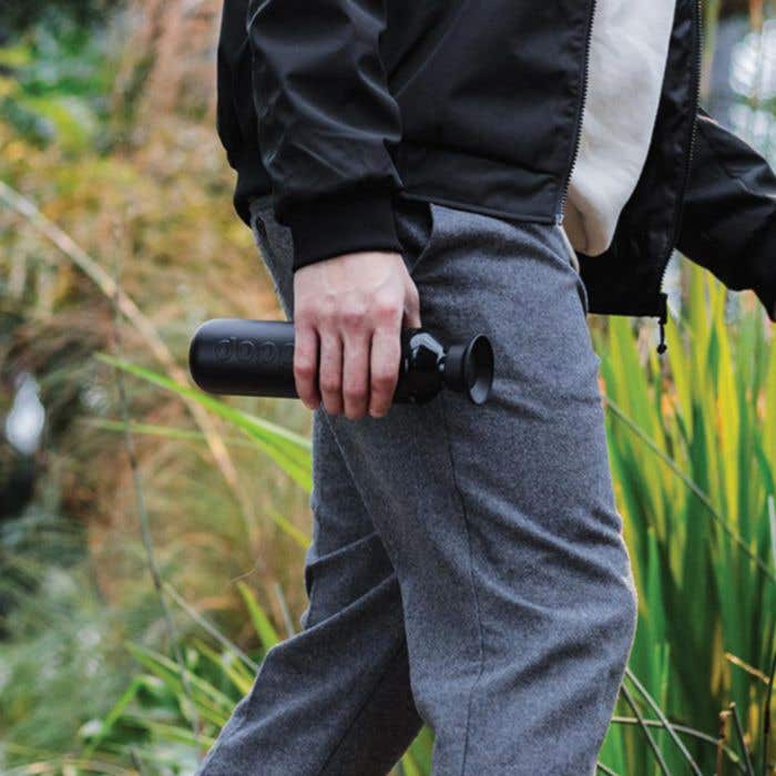 Drinkfles Dopper Insulated Black 350 ml