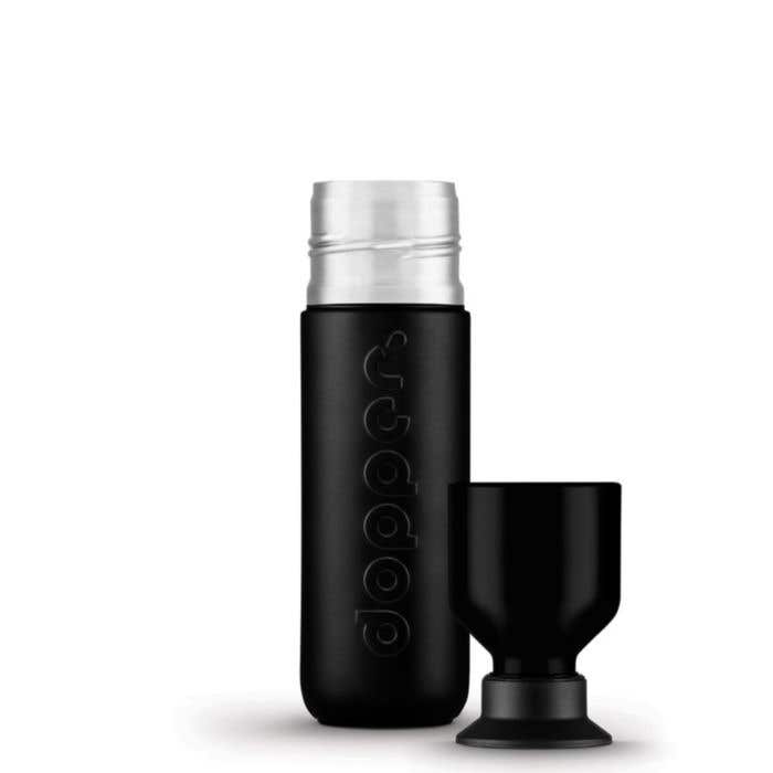 Drinkfles Dopper Insulated Black 350 ml