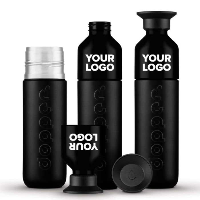 Drinkfles Dopper Insulated Black 350 ml