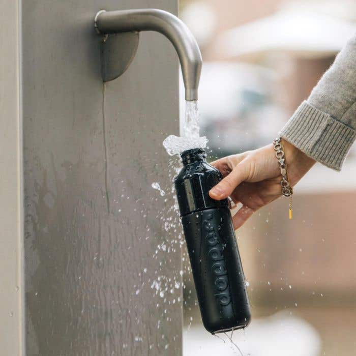 Drinkfles Dopper Insulated Black 350 ml