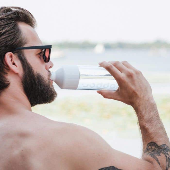 Drinkfles Dopper Glass Insulated 450 ml