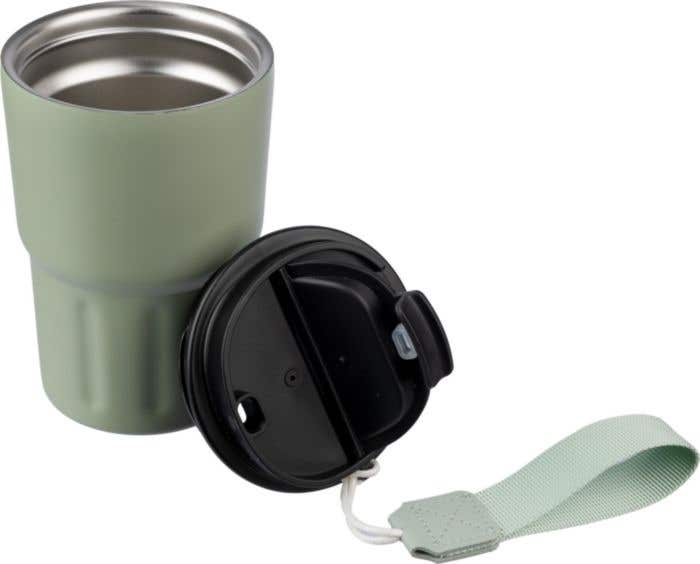 Mug de voyage Louisa | 320 ml | Inox | Double paroi | Dragonne